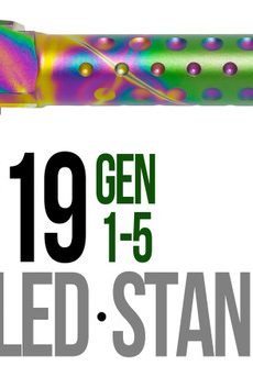 Fits Glock 19 9mm Match Straight Fluted Barrel in Python - Polymer 80 Gun shop