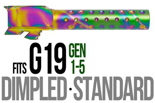 Fits Glock 19 9mm Match Straight Fluted Barrel in Python - Polymer 80 Gun shop