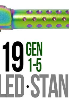 Fits Glock 19 9mm Match 5 Sided Flat Fluted Barrel - Polymer 80 Gun shop