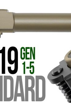 Fits Glock 19 9mm Flush Fit Barrel in Chameleon - Polymer 80 Gun shop