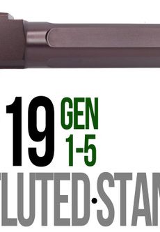 Fits Glock 19 9mm Match Thin Spiral Fluted Barrel in Python - Polymer 80 Gun shop