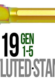 Fits Glock 19 9mm Match Straight Fluted Barrel Threaded in Chameleon - Polymer 80 Gun shop