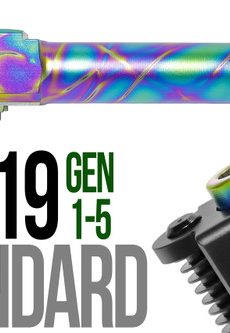 Fits Glock 19 9mm Match Straight Fluted Barrel - Polymer 80 Gun shop