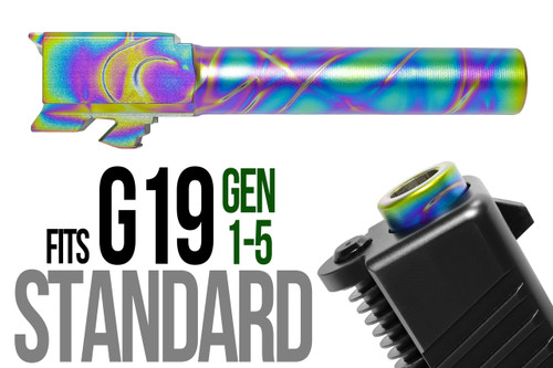 Fits Glock 19 9mm Match Straight Fluted Barrel - Polymer 80 Gun shop