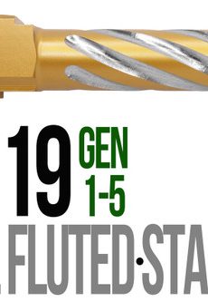 Fits Glock 19 9mm Thick Spiral Flush Fit Barrel in Chameleon - Polymer 80 Gun shop