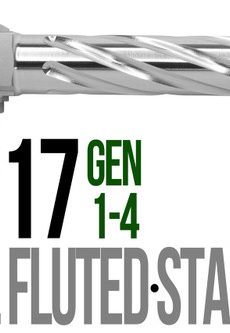 Fits Glock 17 9mm Match Thin Spiral Fluted Threaded Barrel  in Python - Polymer 80 Gun shop