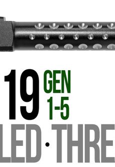 Fits Glock 19 9mm Match Thick Spiral Fluted Barrel 2 Tone - Polymer 80 Gun shop