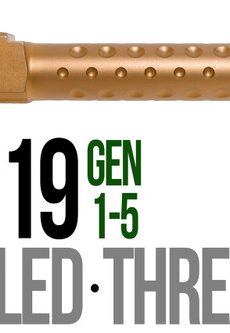 Fits Glock 17 New  9mm Match Grade Barrel in Copper - Polymer 80 Gun shop