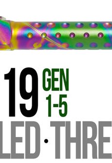 Fits Glock 19 9mm Match 5 Sided Flat Fluted Barrel Threaded in Python - Polymer 80 Gun shop