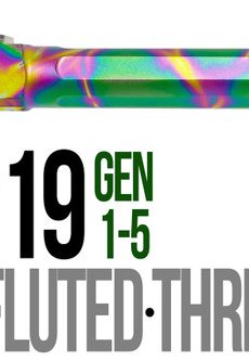 Fits Glock 19 9mm Match Straight Fluted Barrel Threaded in Python - Polymer 80 Gun shop