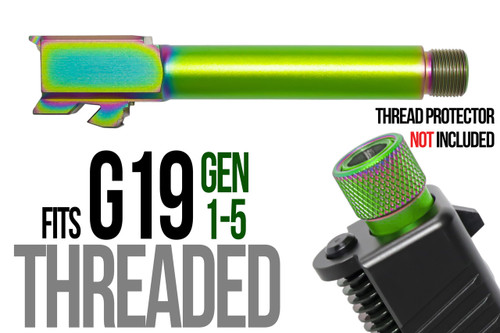 Fits Glock 17 GEN 5 Match Grade 9mm Barrel threaded - Polymer 80 Gun shop