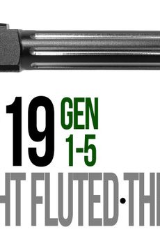 Fits Glock 19 9mm Match Straight Fluted Barrel 2 Tone - Polymer 80 Gun shop