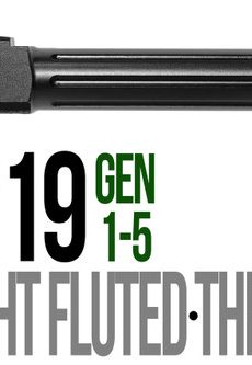 Fits Glock 19 9mm Match Golf Ball Dimpled Barrel Threaded - Polymer 80 Gun shop