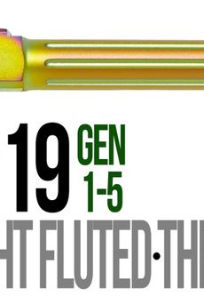 Fits Glock 19 9mm Match Straight Fluted Barrel in Chameleon - Polymer 80 Gun shop