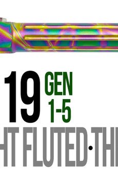 Fits Glock 19 9mm Flush Fit Barrel in Radio Active - Polymer 80 Gun shop