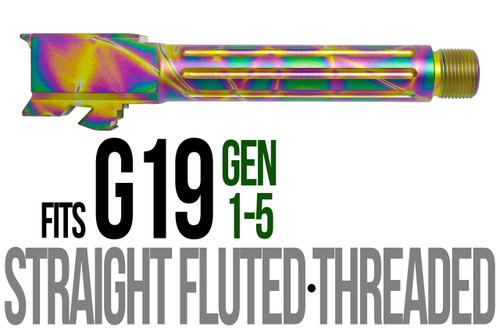 Fits Glock 19 9mm Flush Fit Barrel in Radio Active - Polymer 80 Gun shop