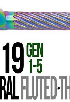 Fits Glock 19 9mm Match Thick Spiral Fluted Barrel in Radio Active - Polymer 80 Gun shop