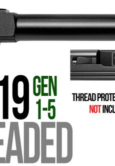 U.S Army Logo Star Combat Armory barrel Fits Glock 19 9mm Match Grade Barrel - Polymer 80 Gun shop