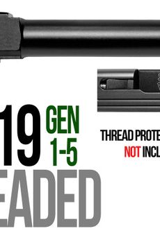 Coast Guard Logo Combat Armory barrel Fits Glock 19 9mm Match Grade Barrel - Polymer 80 Gun shop