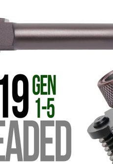 Fits Glock 17 9mm Match Grade Barrel Threaded in Chameleon - Polymer 80 Gun shop