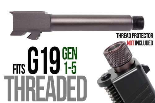 Fits Glock 17 9mm Match Grade Barrel Threaded in Chameleon - Polymer 80 Gun shop