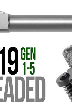 Fits Glock 17  9mm Match Grade Barrel Threaded in Gold - Polymer 80 Gun shop