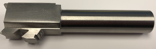 Fits Glock 19 9mm Match Straight Fluted Threaded Barrel Naked Stainless - Polymer 80 Gun shop