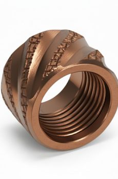 Thread Protector 1/2 x 28 (9mm & .357SIG Barrel) Knurled Thick Spiral in Radio Active Green - Polymer 80 Gun shop