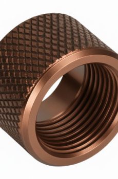 Thread Protector 1/2 x 28 (9mm & .357SIG Barrel) Knurled in Radio Active Green - Polymer 80 Gun shop