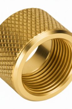 Thread Protector 1/2 x 28 (9mm & .357SIG Barrel)Knurled in Copper - Polymer 80 Gun shop