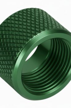 Thread Protector 1/2 x 28 (9mm & .357SIG Barrel) Knurled in  Violet - Polymer 80 Gun shop