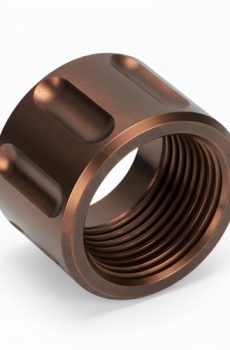 Thread Protector 1/2 x 28 (9mm & .357SIG Barrel) Straight Fluted in Radio Active Green - Polymer 80 Gun shop