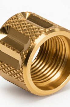 Thread Protector 1/2 x 28 (9mm & .357SIG Barrel) Knurled Straight Fluted in Copper - Polymer 80 Gun shop