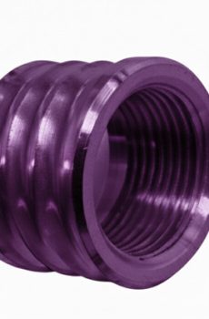 Thread Protector 1/2 x 28 (9mm & .357SIG) Knurled in Rose Gold - Polymer 80 Gun shop