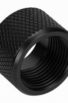 Thread Protector 1/2 x 28 (9mm & .357SIG) Knurled in Naked - Polymer 80 Gun shop