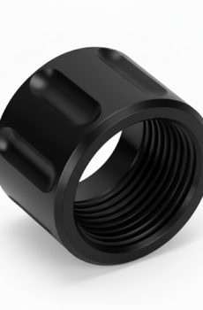 Thread Protector 1/2 x 28 (9mm & .357SIG Barrel) Straight Fluted in Gold - Polymer 80 Gun shop