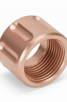 Thread Protector 1/2 x 28 (9mm & .357SIG Barrel) Thick Spiral in Rose Gold - Polymer 80 Gun shop