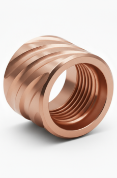 Thread Protector 1/2 x 28 (9mm & .357SIG Barrel) Smooth in Rose Gold - Polymer 80 Gun shop