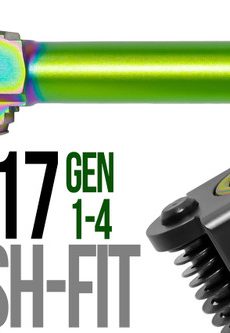 Fits Glock 26  9mm Match Threaded Barrel in Dark Earth - Polymer 80 Gun shop