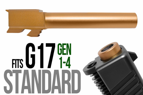 Fits Glock 19 9mm Flush Fit Barrel in Copper - Polymer 80 Gun shop