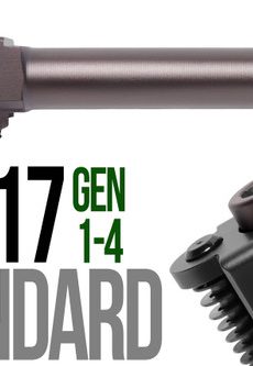 Fits Glock 17  9mm Match Barrel threaded in Plum - Polymer 80 Gun shop