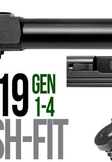 Coast Guard Logo Combat Armory barrel Fits Glock 19 New 9mm Match Grade Barrel threaded - Polymer 80 Gun shop