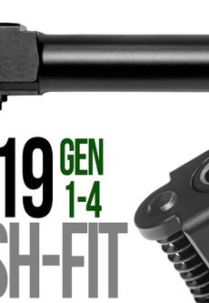 Fits Glock 19 9mm Flush Fit Barrel in Plum - Polymer 80 Gun shop