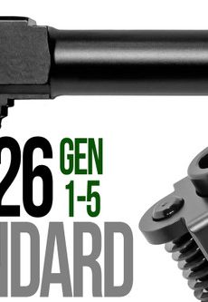 Fits Glock 19 New  9mm Match Barrel in Gold - Polymer 80 Gun shop