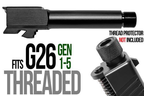 Fits Glock 19 9mm Barrel in Radio Active - Polymer 80 Gun shop