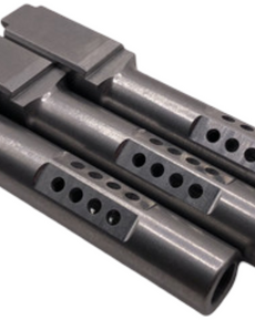 Fits Glock 19 9mm Morse Code Barrel in Naked Stainless - Polymer 80 Gun shop