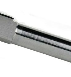 Fits Glock 17 9mm Match Thick Spiral Fluted Barrel Threaded in Flat Gray - Polymer 80 Gun shop