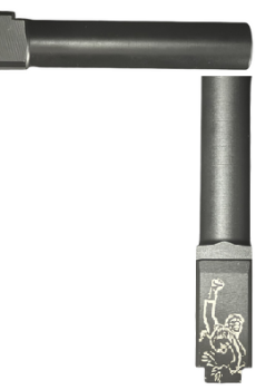 Fits Glock 19 9mm Match Grade Barrel in Naked Stainless Steel - Polymer 80 Gun shop